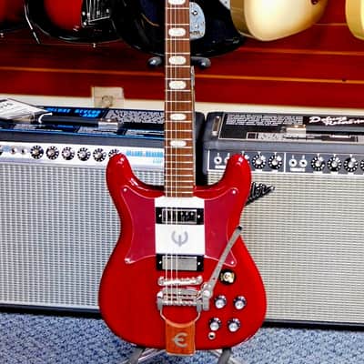 2024 Epiphone Crestwood Custom (Tremotone) Electric Guitar w/Case! Cherry Finish! VERY NICE!!! image 2