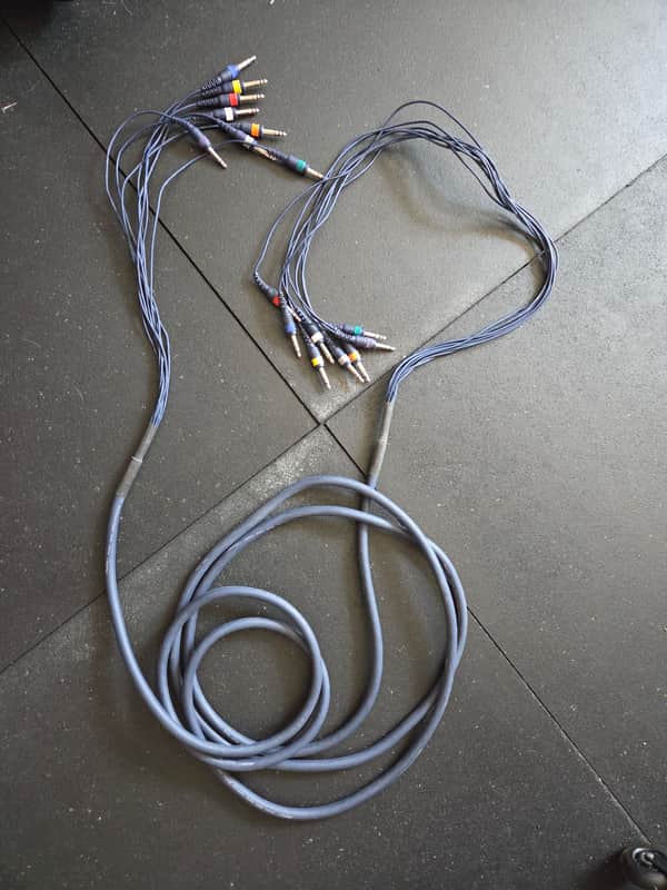 AVLink Patch Cable Snake, 8 Cables, 20 feet TRS 1/4" image 1