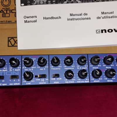 Novation A Station 8-Voice Rackmount Synthesizer 2001 - Blue
