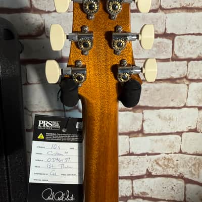 PRS Custom 24 QN Thin GEN III DMO Satin Antique White NAT Back ATA Case #2 image 13