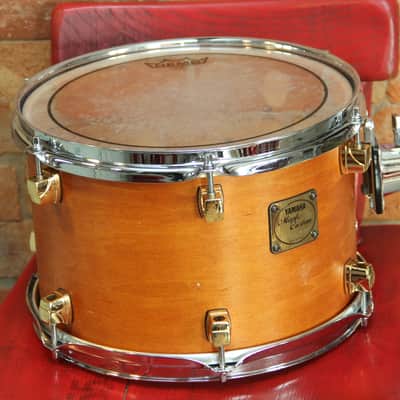 Yamaha 12"x8" Maple Custom rack tom natural vintage image 6
