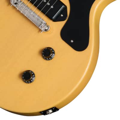 Epiphone Les Paul Junior Single Cut Guitar w/ Gig Bag - TV Yellow image 5