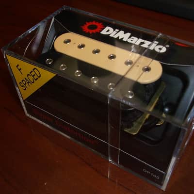 Dimarzio DP100 Super Distortion Pickup, F-Spaced - BLACK/CREAM