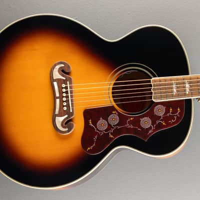 Epiphone "Inspired by Gibson" J-200 - Aged Gloss Vintage Sunburst image 1