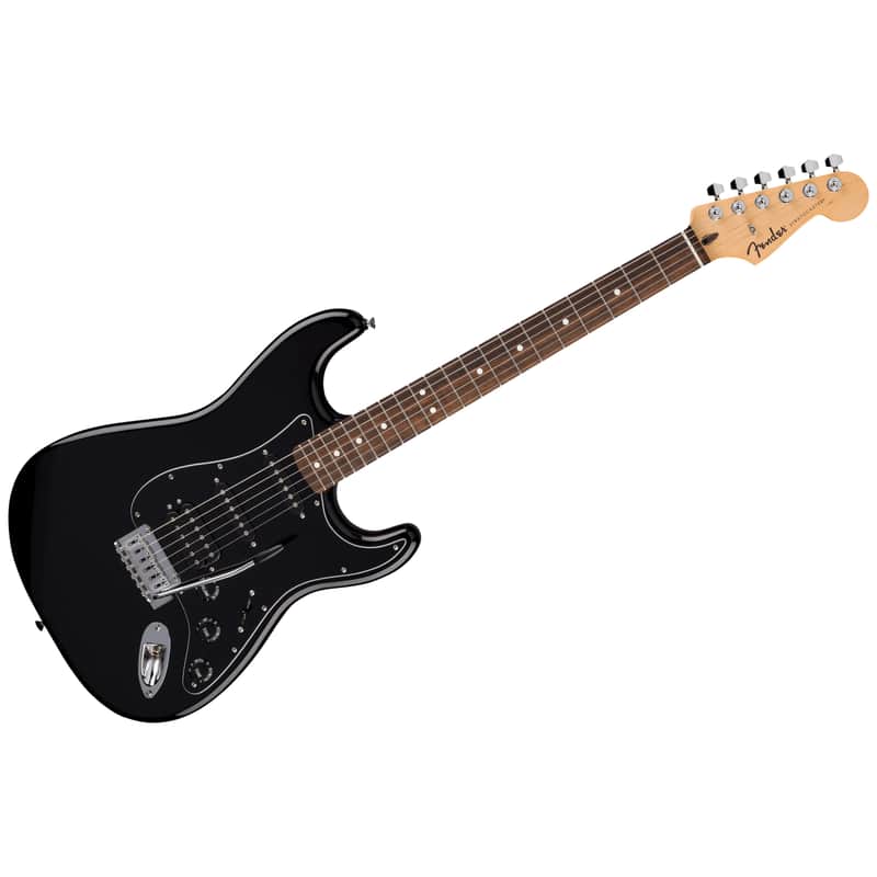 Standard Stratocaster HSS LRL Black Fender image 1