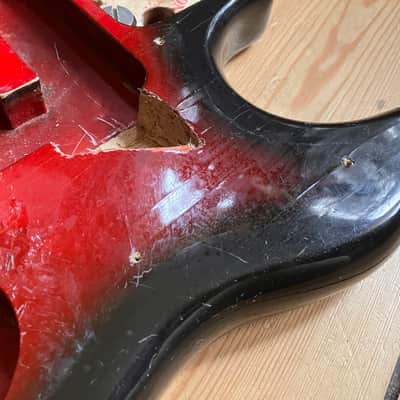 1960s Burns Baldwin Split Sound Jazz Guitar Body Made in England image 4