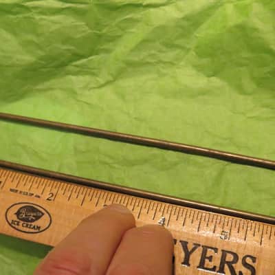 vintage 1950's Epiphone tailpiece long bail wire for frequensator tailpiece Deluxe Zephyr Regent archtop image 2