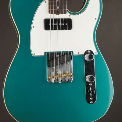 Fender Custom Shop LTD 2025 Double Esquire Aged Ocean Turquoise/DLX Closet Classic image 4