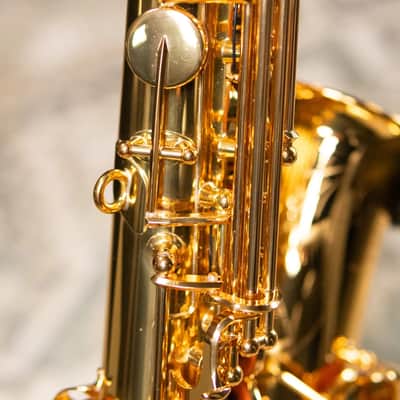 Yamaha YAS-62II Professional Alto Saxophone Gold Lacquer with Case - Used image 9