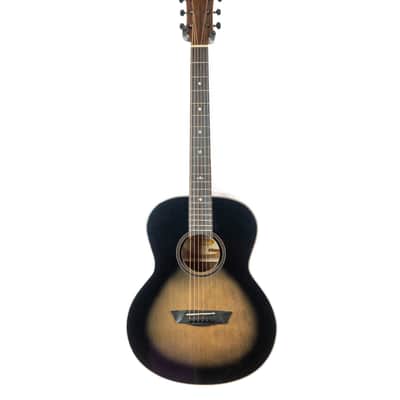 Washburn BTS9CH Bella Tono Novo S9 Studio Body Acoustic Guitar, Gloss Charcoal Burst image 2