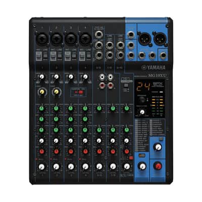 Yamaha MG10XU 10-Input Mixer with Built-In FX & 2-In/2-Out USB Interface, 20Hz-48kHz Frequency, 4x Mic/Line Combo Inputs, 6x 1/4  Line Inputs image 5