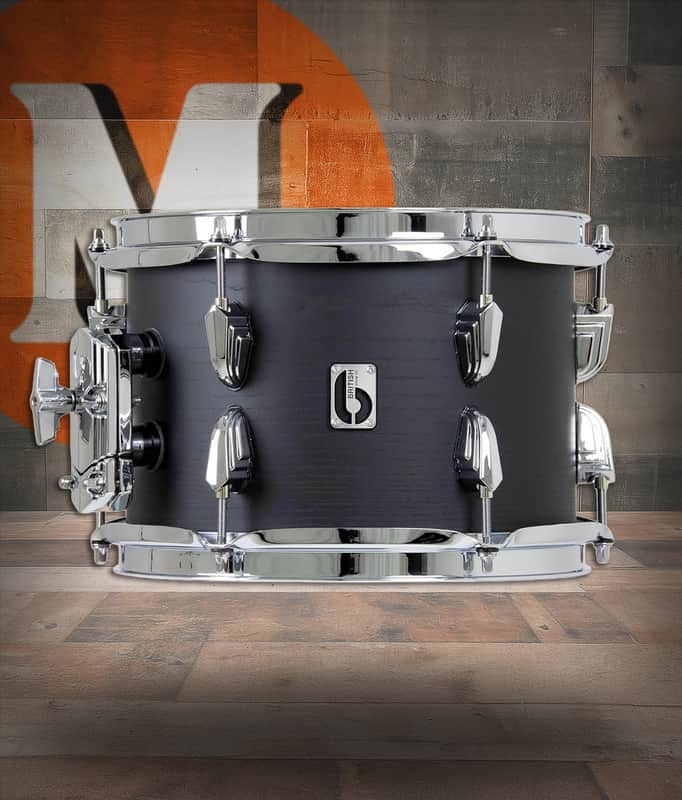 British Drum Co. RAV-10-7-RT Raven Series Rack Tom. 10" x 7" (RAV-10-7-RT-U) image 1