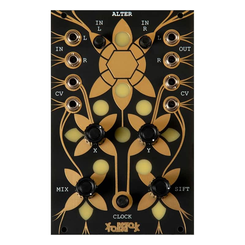 Folktek Alter 1 Eurorack Effects Processor Module (Gold) image 1