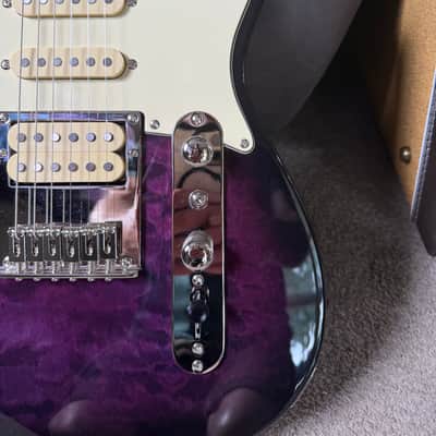 Dean Zelinsky Dellatera 2024 - Purple burst quilt top image 2