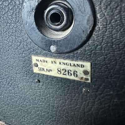 1969 Marshall 4x12 Cabinet G12H T1281  Speakers image 6