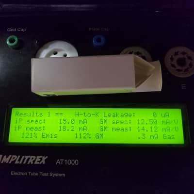 Amperex 6DJ8 tNOS AT1000 TESTED Vacuum Tube HP Selected Heerlen ECC88 dual triode 1962-1973 image 2
