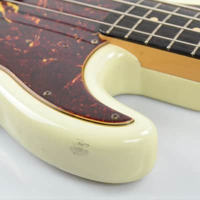 Fender 1962 Precision Bass Relic Olympic White Justin Meldal-Johnsen #32892 image 21