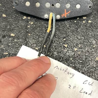 Fender Mustang pickup 1960’s 1964 - Black image 3