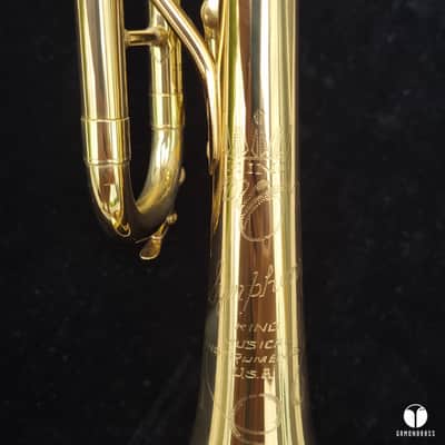 King Symphony DUAL BORE trumpet Sterling leadpipe GAMONBRASS case mouthpiece image 9