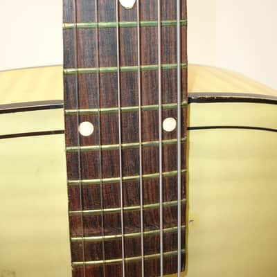 Vintage 1960's Kay K6868 Style Leader Archtop Acoustic Guitar Honey Blonde image 10