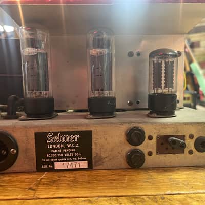 Selmer Truvoice Treble N Bass 50 Fifty Valve Amplifier Head 1960's image 15