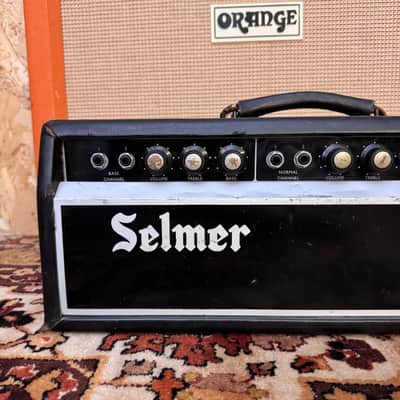 Vintage 1960s Selmer Treble N Bass 50 MKIII MK3 Valve Guitar Amplifier Mullards image 2
