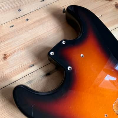 Fender Stratocaster Electric Guitar Body Mexico Strat Sunburst 1998 image 14