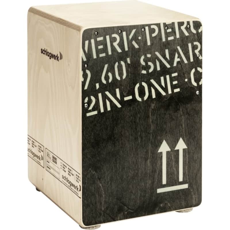 Schlagwerk CP403BLK Cajon 2 in One Medium Black image 1