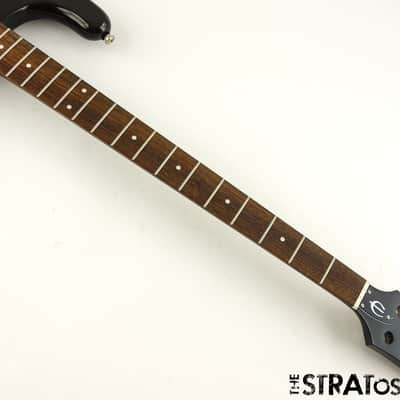 Epiphone Embassy Bass Double Cut BODY + NECK Mahogany Bass Graphite Black image 3