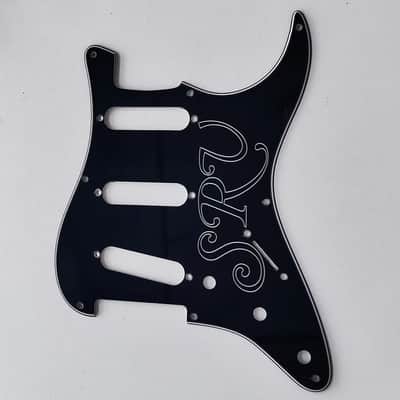 SRV Strat Style Guitar Pickguard Scratch Plate in Black image 4