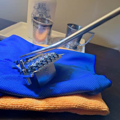 Clean! Original German Floyd Rose (OFR) w/ Push-In Arm - Chrome image 19