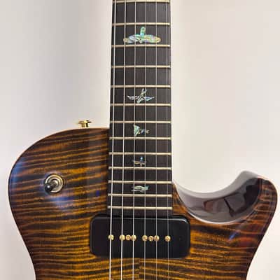 2000 PRS Private Stock #149 • First P-90 Singlecut in Private Stock history • Brazilian Rosewood • Excellent + All Original image 4