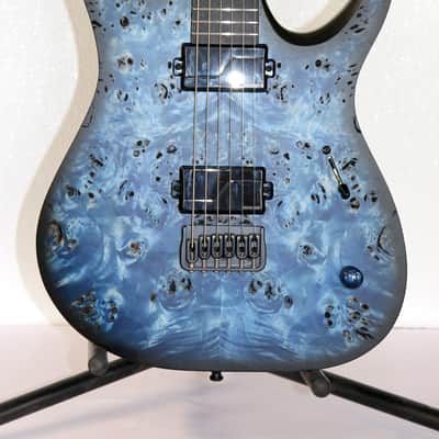 Mayones Duvell Elite 6 Ice Dragon Raw 26.5 Baritone With Hybrid Case & COA image 2