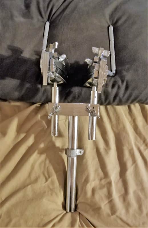 Tama Artstar II, Granstar Bass Drum Tom Holder 80s Chrome image 1