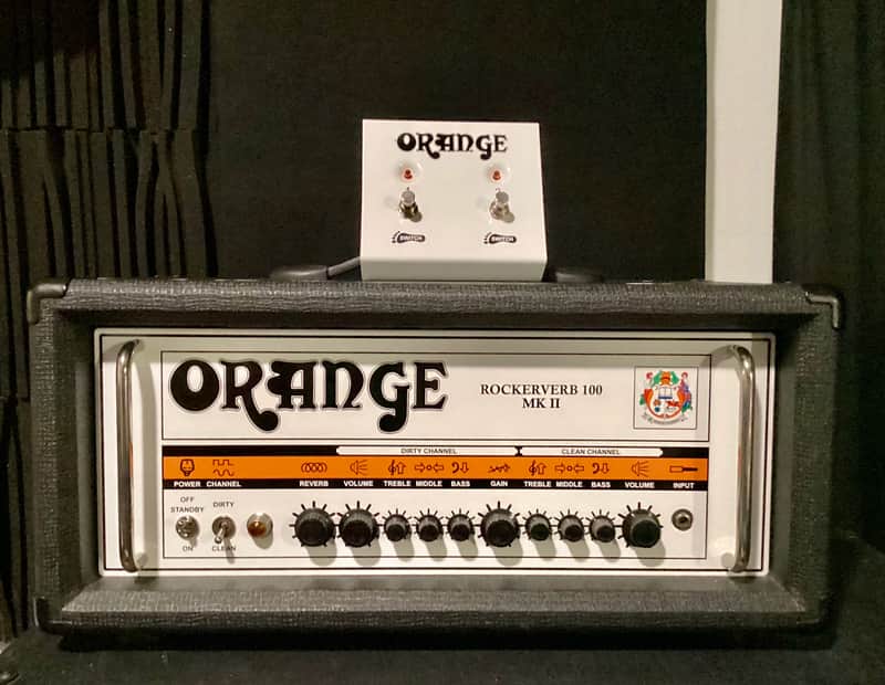 Orange Rockerverb 100 MK II 2-Channel 100-Watt Guitar Amp Head