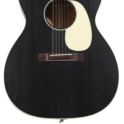 Martin 17 Series 000-17E Auditorium Acoustic-Electric Guitar Black Smoke image 4