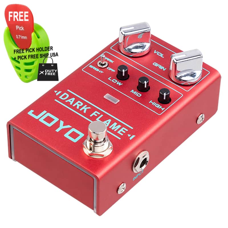 JOYO R-17 Distortion Pedal High Gain Metal Pedal Suit for Riff or Solo Play, FREE PICK + HOLDER+ FREE SHIP USA image 1
