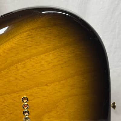 Grosh Guitars USA NOS Vintage T Singlecut Guitar with COA + Case 2016 - Two Tone Burst image 10