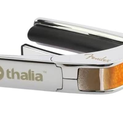 Thalia Guitar Capo - Fender Officially Licensed w/Fender Specific Fret Pads (Sunburst w/Black Perine Logo) image 2