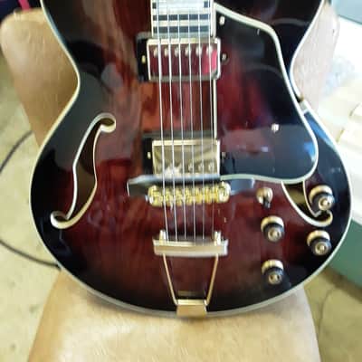 Ibanez AG95QA-DBS Artcore Expressionist 2018 - Present - Dark Brown Sunburst image 2