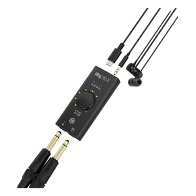 IK Multimedia iRig HD X Universal Guitar/Livestreaming Audio Interface Open Box image 3