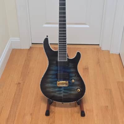 Mayones Regius 7 2019 - Galaxy Eye Blue Burst image 1