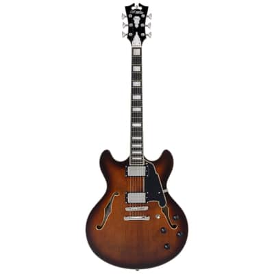 D'Angelico Premier DC Brown Burst image 1