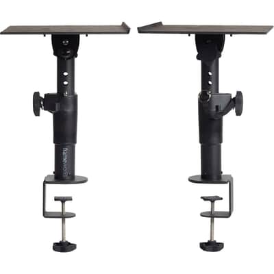 Gator Frameworks GFWSPKSTMNDSKCMP Clamp-On Studio Monitor Stand (Pair) image 1
