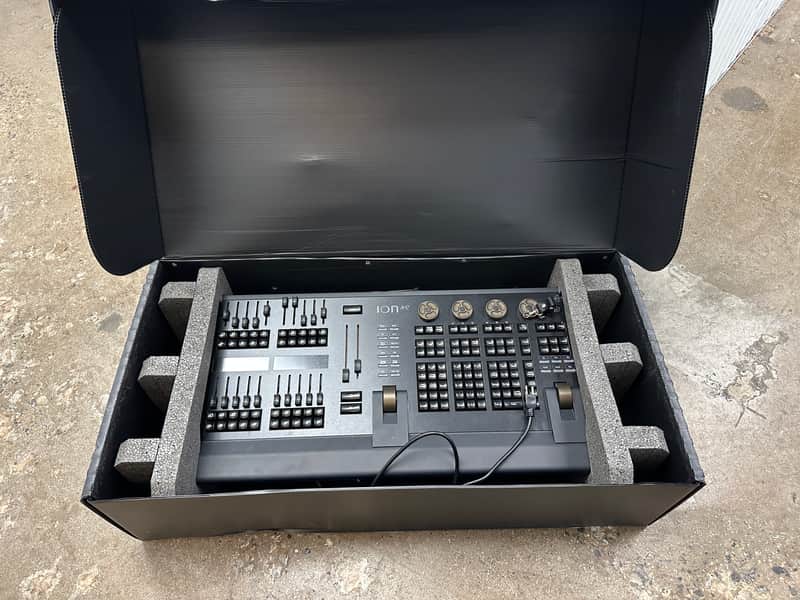 ETC Ion XE 20 - Black 2K Lighting Control Console with 2048 Outputs and 20 Faders image 1