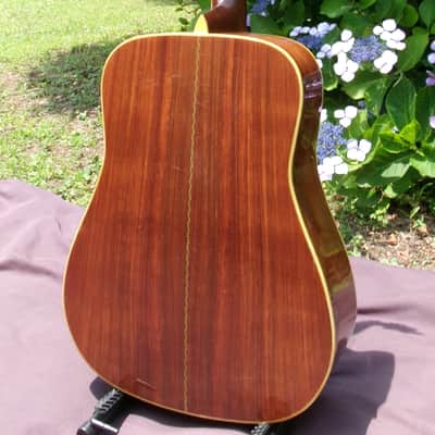 1973 Hand Made K Yairi YW400 Acoustic Guitar, very early model+Hard Case image 9