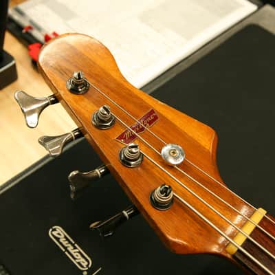 Maxitone 4-String Vintage Bass Made in Japan Pre-Ibanez Twin Pickup Early 1960s - Sunburst image 24
