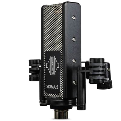 Immagine Sontronics Sigma 2 Phantom-Powered Ribbon Microphone w/Shockmount & ABS Flight Case - 3