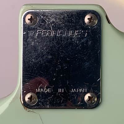 Fernandez Stratocaster body Strat Billie Joe Blue Green Day image 11