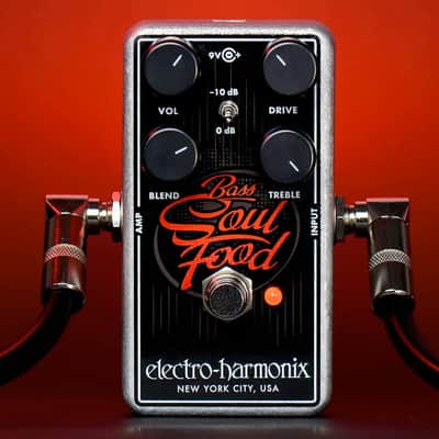 Electro-Harmonix Bass Soul Food Transparent Overdrive Pedal image 2